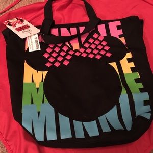 Black Minnie Mouse Studded Purse